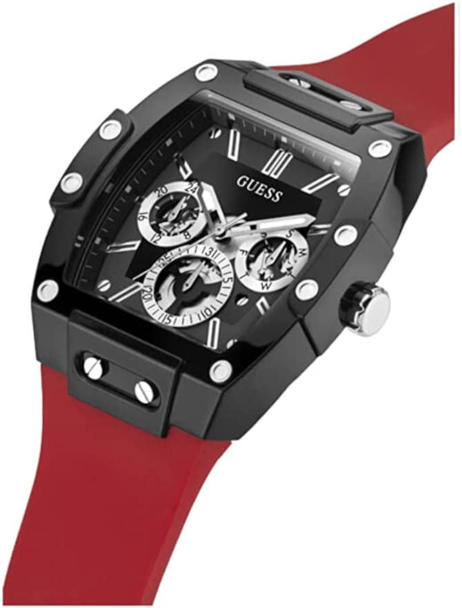 Guess red and black