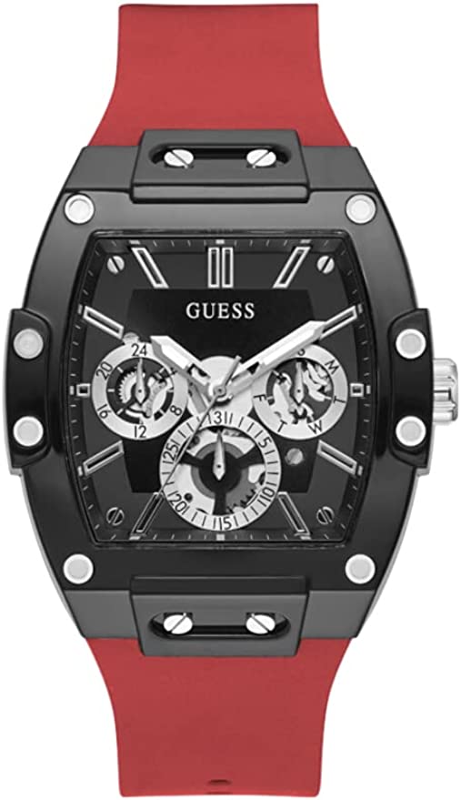 Guess red and black