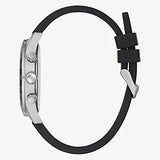 GUESS SILVER TONE CASE BLACK