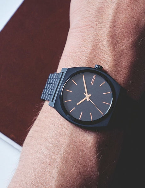 Nixon time teller black matte hotsell