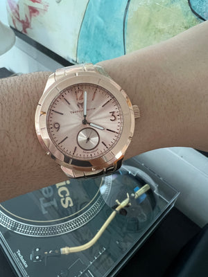 Technomarine Rose Gold 42mm MoonSun Watch