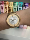 Technomarine 42mm Gold MoonSun with Stones in Dial