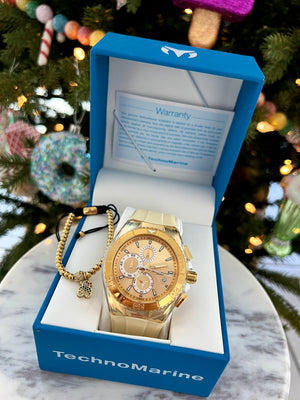 TECHNOMARINE GOLD AND GOLD 46MM