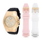 TechnoMarine Mujer  Cruise Original 38mm Dorado con 3 Correas Incluidas