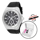 TechnoMarine Mujer  Cruise Original 40mm Esfera Plateada/Negro y 3 Correas