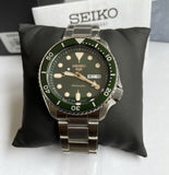 Seiko 5 Automatic Green Dial Steel Bracelet Men's Watch SRPD63 New With Tag