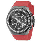 TechnoMarine Ocean Manta 48mm Red with Stones NEW