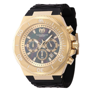 TechnoMarine Manta Ocean Men's 48mm Gold and Black