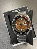 Seiko 5 Brown Steel Bracelet Men's Watch Japan