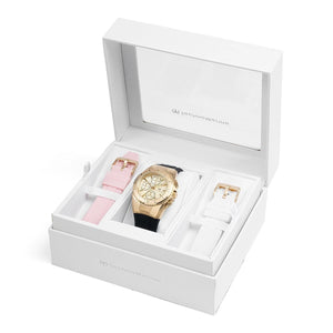 TechnoMarine Mujer  Cruise Original 38mm Dorado con 3 Correas Incluidas