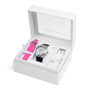 TechnoMarine Mujer TM-124020 Cruise Original 40mm Plateado con 3 Correas