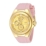 TechnoMarine para mujer TM-124022 Cruise original esfera dorada y dorada de 40 mm con 3 correas