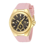 TechnoMarine Para Mujer TM-124023 Cruise Original 40mm Esfera Dorada/Negro con 3 Correas