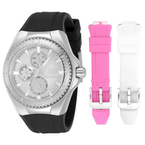 TechnoMarine Mujer TM-124020 Cruise Original 40mm Plateado con 3 Correas