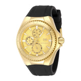 TechnoMarine para mujer TM-124022 Cruise original esfera dorada y dorada de 40 mm con 3 correas