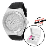 TechnoMarine Mujer TM-124020 Cruise Original 40mm Plateado con 3 Correas