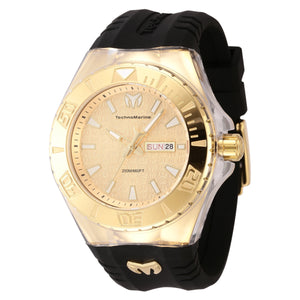 NEW TechnoMarine Men's  Monogram Gold