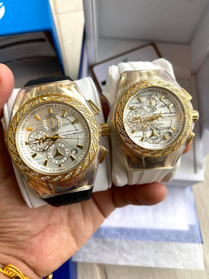 Set de dos Relojes Technomarine Glizt + DOS PULSERAS Y DOS MASCARAS GRATIS