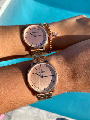 Set Nixon para pareja + Pulsera Gratis