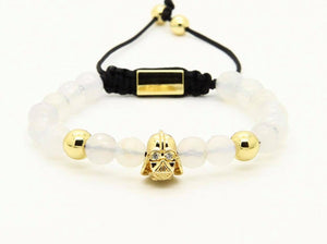 Darth Vader Gold & Clear Bracelet - techno305