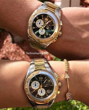 Set de dos relojes TechnoMarine uno 45mm y el otro 40mm - techno305