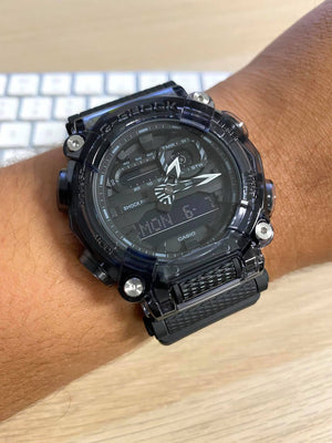 New G-shock Full Black Clear
