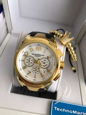 Technomarine Sea Dream Gold 48mm + Pulsera - techno305