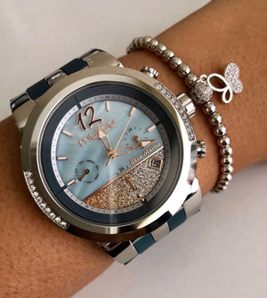 Mulco Blue Marine Infinity Gray + Pulsera - techno305