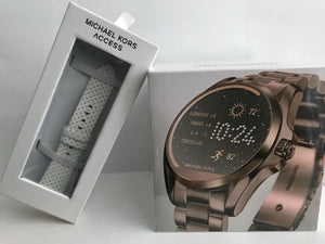 Michael Kors Smartwatch + correa blanca (cuero) - techno305