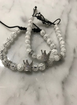 Set de pulseras Clear para Parejas - techno305