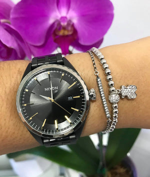 Nixon Women's Minx All Black / Gold / Silver - techno305