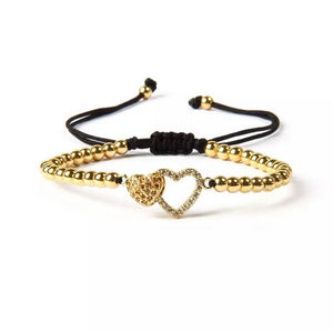 Double Heart Bracelet - techno305