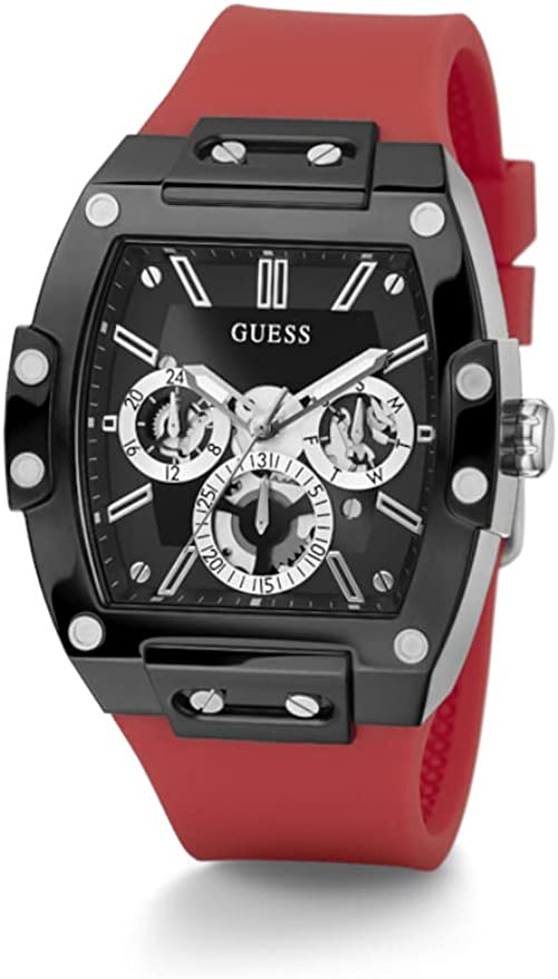 Guess red and black