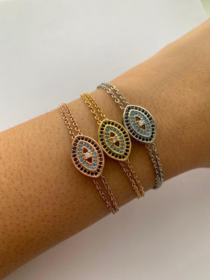 Eye Chain Bracelet - techno305