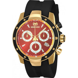 Technomarine TM-615005 Men's UF6 Black & Gold Swiss Watch + Pulsera - techno305