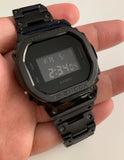 G-SHOCK CUSTOM FULL BALCK CON DOS CORREAS UNISEX - techno305