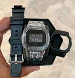 G-shock Full Clear Custom CON DOS CORREAS Y DOS COVER - techno305