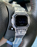 G-shock Full Clear Custom CON DOS CORREAS Y DOS COVER - techno305