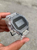 G-shock Full Clear Custom CON DOS CORREAS Y DOS COVER - techno305