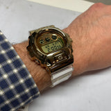 New G-shock clear and gold