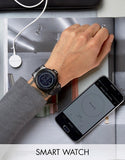 New Michael Kors MK Digital Dylan Black Silicone Strap 46mm Smart Watch - techno305