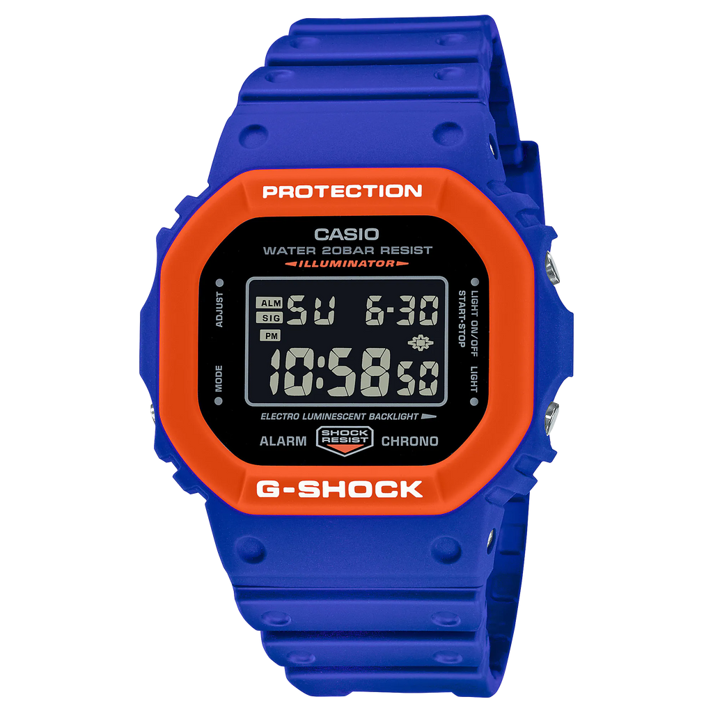 G shock Blue Orange techno305