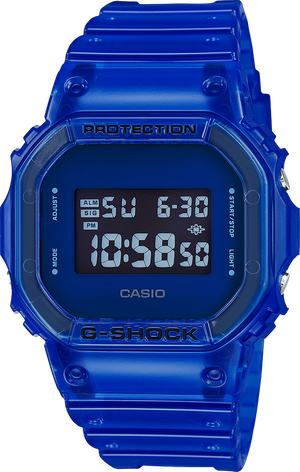 G-shock Clear Azul - techno305