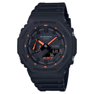 G-shock black and orange