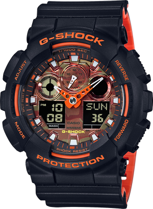 G-shock Analog-Digital GA100BR-1A - techno305