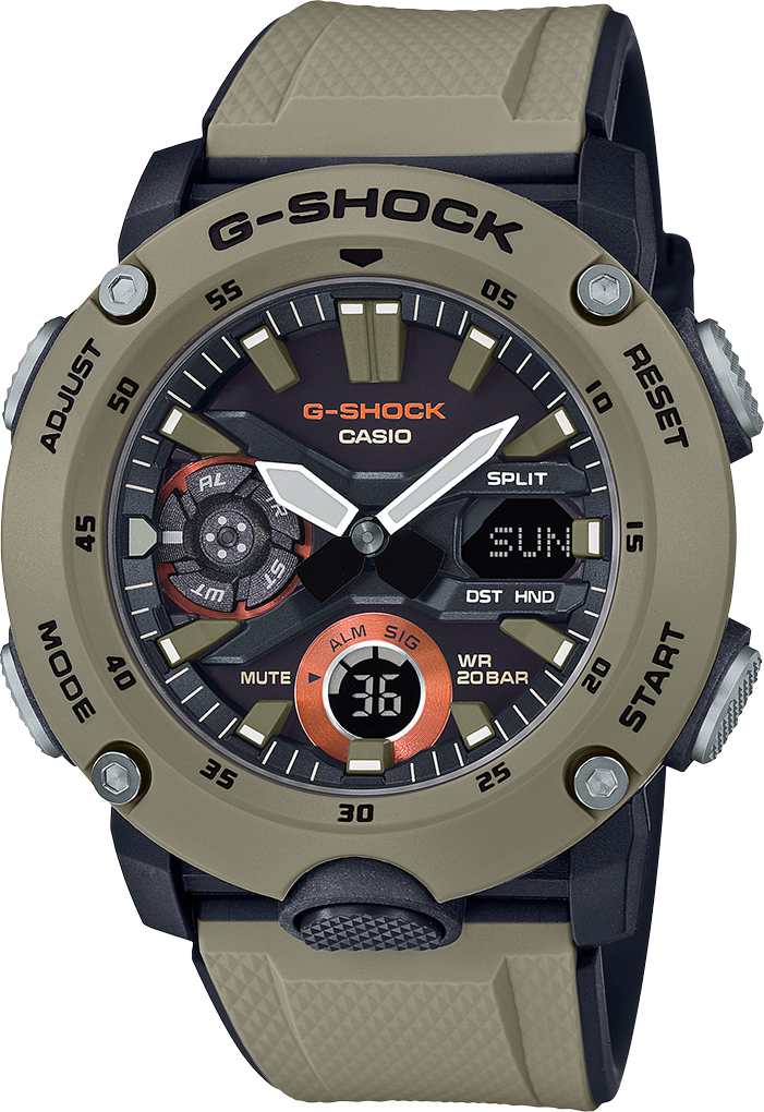 G-shock Digital GA2000-5A - techno305