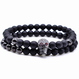 Caravel set Bracelets full black - techno305