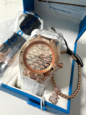 Technomarine Monogram Rose Gold