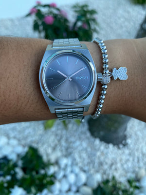 Nixon The Time Teller Silver 32mm