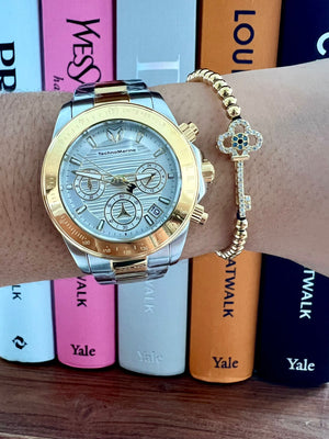 Technomarine Nuevo Reloj de dos tonos + Pulsera gratis